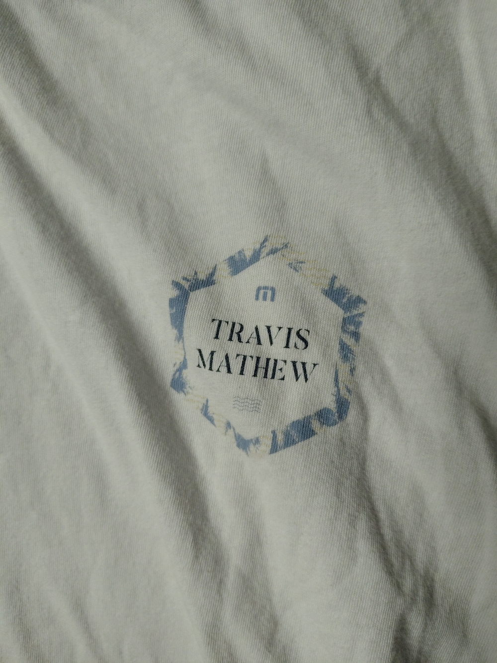 Travis Mathew Rose Pink Polo with Graphic Tee - Picture 4 of 8